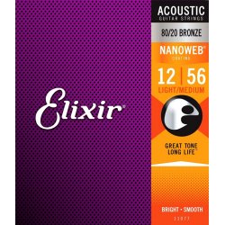 Elixir 11077 Light-medium .012-56