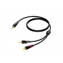 ProCab CLA711/3 - Jack 3.5 - 2x RCA - 3m