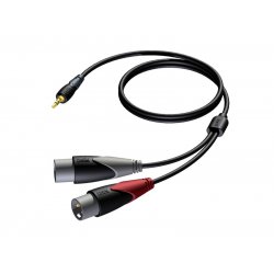 ProCab CLA712/1.5 - Jack 3.5 - 2x XLR M