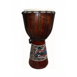 Etno - Djembe malované, výška 40cm