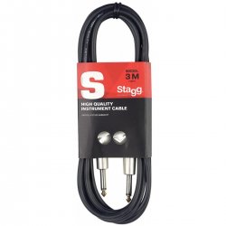 Stagg SGC3DL, kabel JACK/JACK, 3m