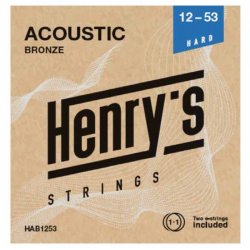HENRY`S STRINGS HAB1253 Acoustic Bronze - 012“ - 053“