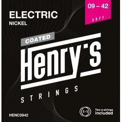 HENRY`S STRINGS HENC0942 Coated Electric Nickel - 009“ - 042”