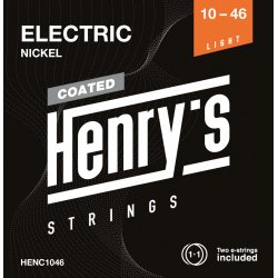 HENRY`S STRINGS HENC1046 Coated Electric Nickel - 010“ - 046”