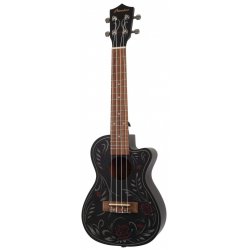 Ukulele BAMBOO U-23 Flowers & Roll-S