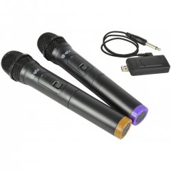 Sada bezdrátových mikrofonů QTX U-MIC